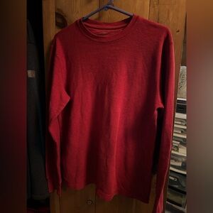 Faded Glory Rich Red Knit Top